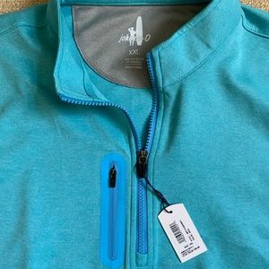 NWT Johnnie-o Denny Prep-Formance 1/4 Zip Vest Ibiza